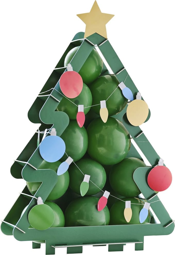 Ginger Ray - Novelty Christmas Ballon Mozaïek Kerstboom - DIY