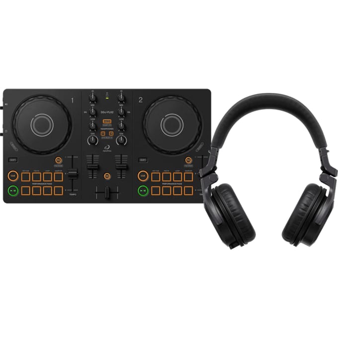 AlphaTheta DDJ-FLX2 + Pioneer DJ HDJ-CUE1