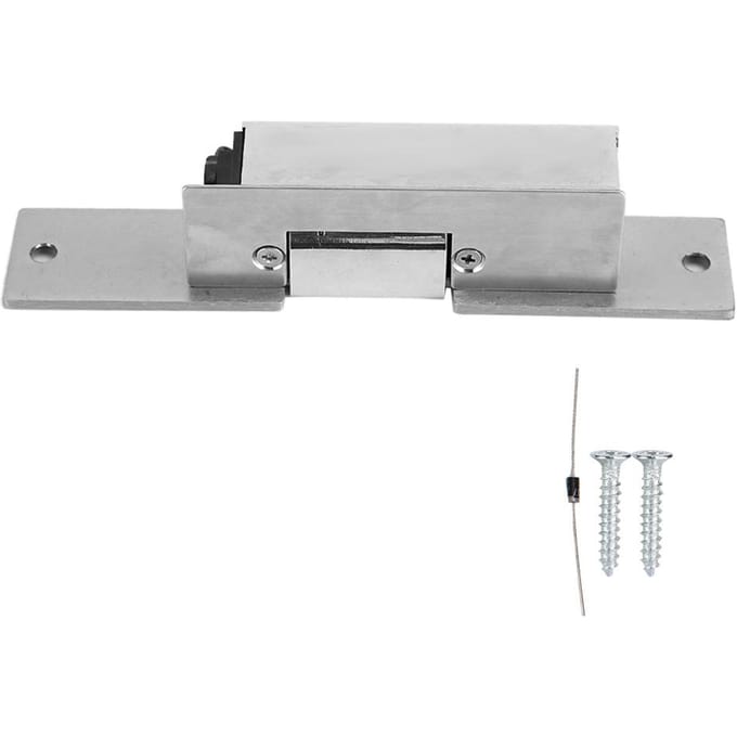 DC 12V Elektrisch Kathodeslot Roestvrij Staal Elektromagnetisch Slot voor Toegangsdeur white