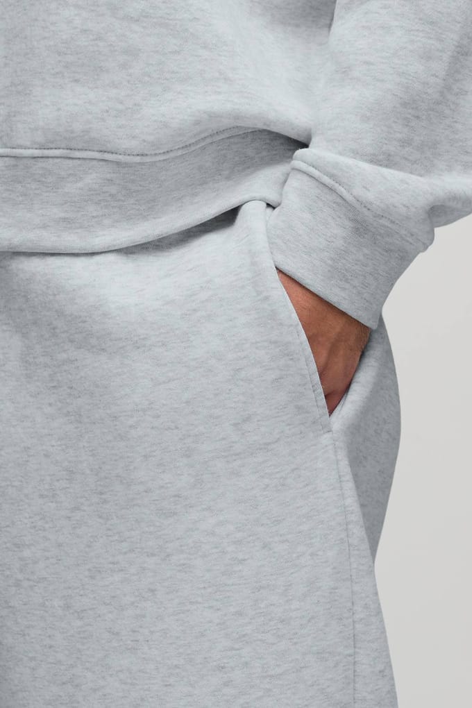 Plus Basic Oversized Joggingbroeken | Grey Marl | Size 2XL