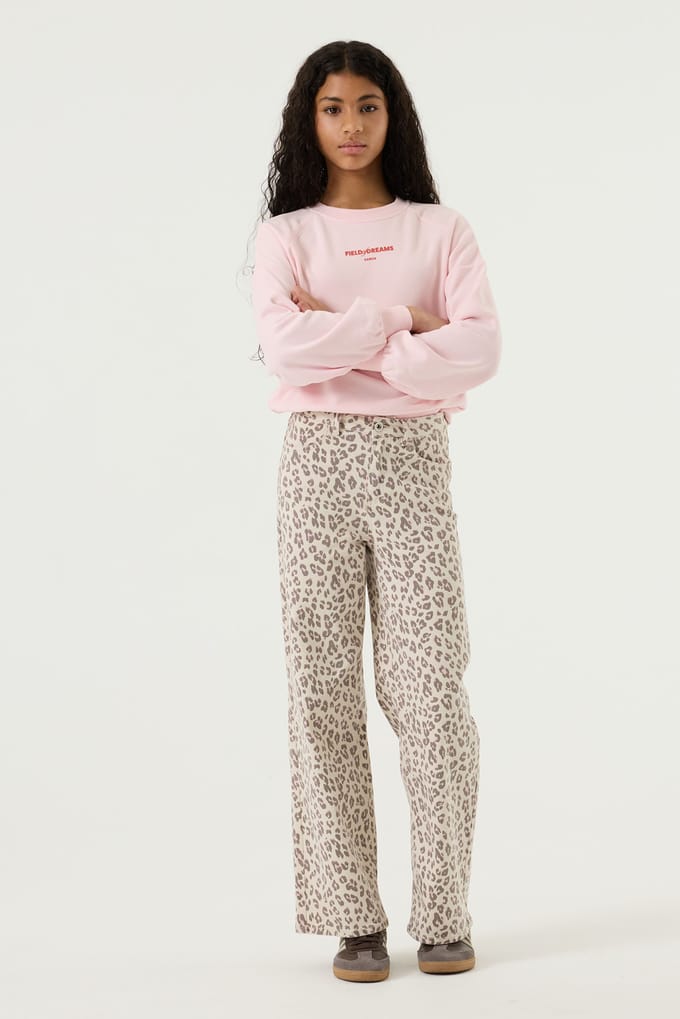 GARCIA N262725 Meisjes Wide Fit Broek Wit