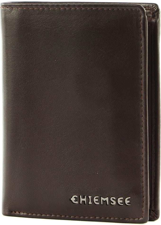 CHIEMSEE Leren Portemonnee Leather Wallet Brown Donkerbruin