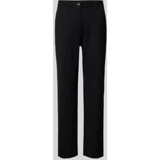 Straight leg stoffen broek met steekzakken, model 'NEW ZOE'