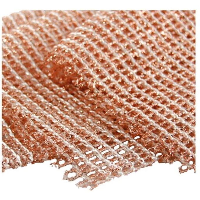 Koperen doek los groot 25x25 cm