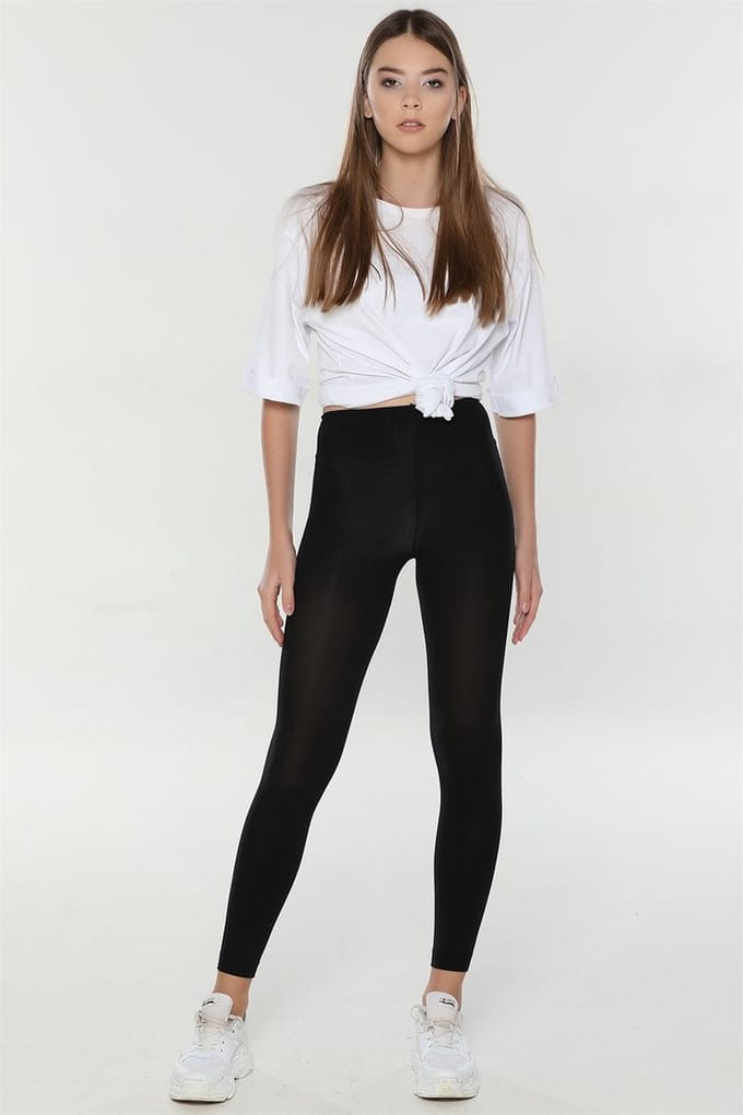 Penti Legging Micro 80 Denier Matt opaque leggings with 3D technology for perfect fit. - ZWART - Maat S/M