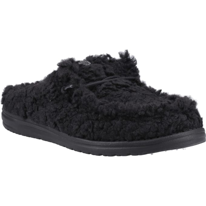 HEYDUDE - Wally Slipper Heren Instappers Black/Black - Maat 44
