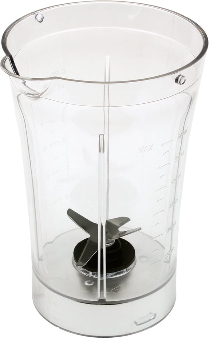 MOULINEX - BLENDERBEKER MET MES - ZWART - SS193261