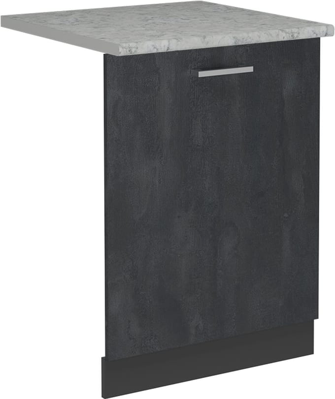 Vicco R-Line Vaatwasserfrontpaneel – 60 cm, WB Marmer Zwart beton