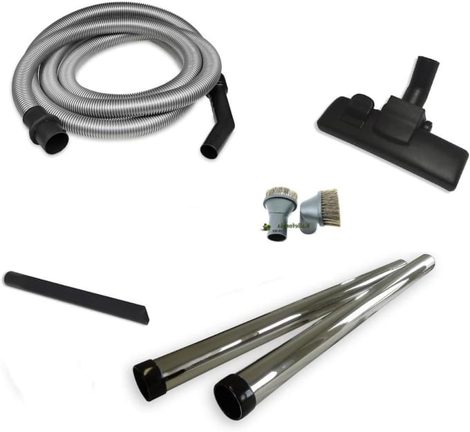 Stofzuiger Accessoireset - Zuigmond Set - Stofzuigen - Complete Kit - 2 Meter Slang - Zwart