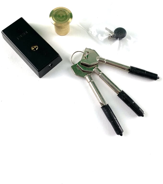 Vloer slot met pin sleutel