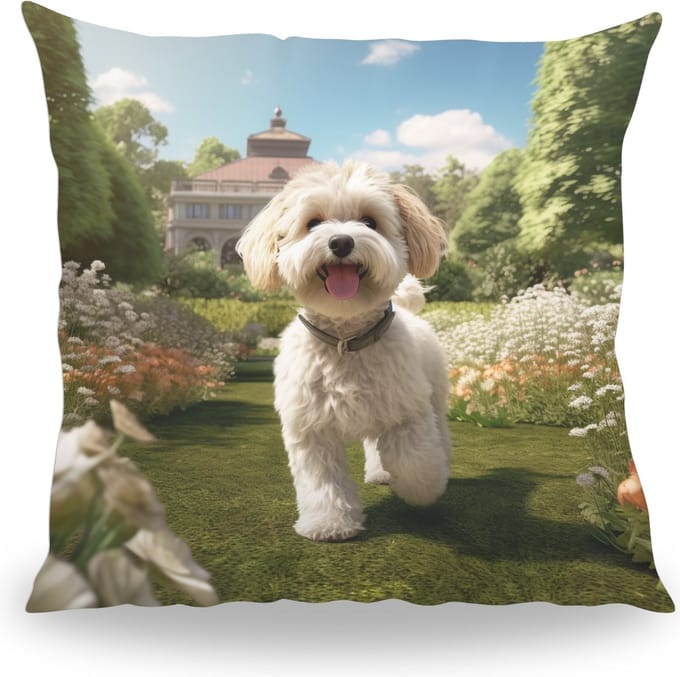 Kussen - Huisdier Portret - Boomer - 30 cm