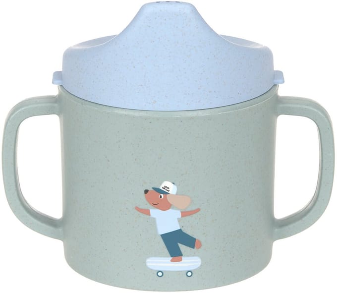 Lässig Tiny Team Dog Tuitbeker - PP/Cellulose - Groen/Blauw