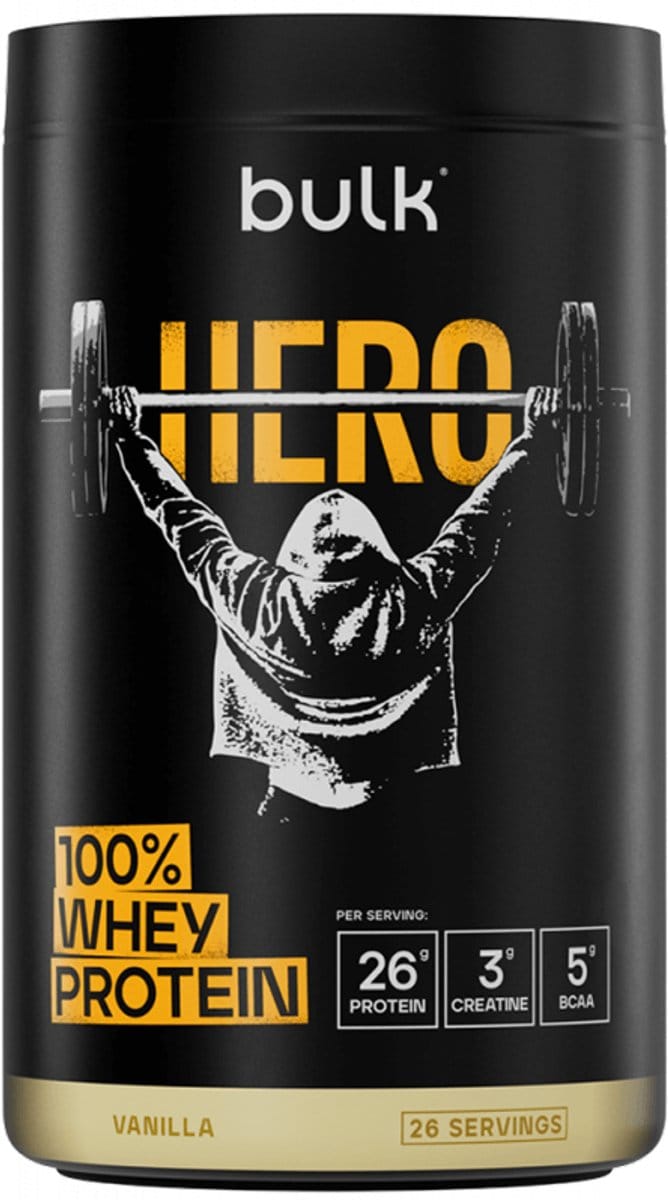 Bulk Hero 100% Whey Protein (2275g) Vanilla - Eiwitten - Wei-eiwit Mix