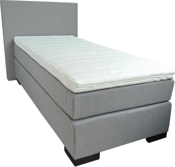 Slaaploods.nl Sara - Boxspring Inclusief Matras - 80x200 cm - Grijs