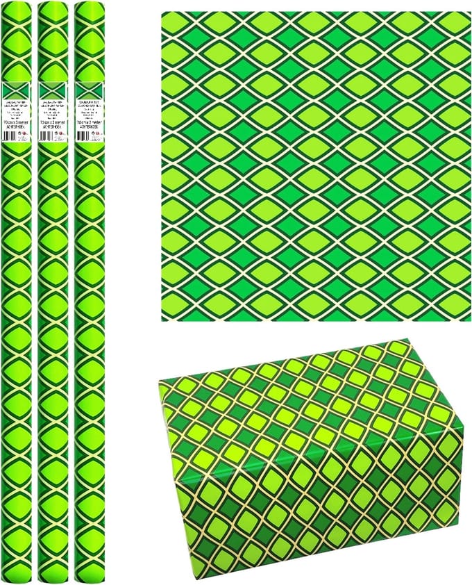 Achterhoeks Cadeaupapier - Achterhoekse vlag - Extra Lang - 3 meter x 70 cm - 6 Stuks