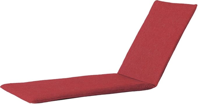 Madison - Tuinkussen - Ligbedkussen - 190x60cm - Panama Brick Red - Rood