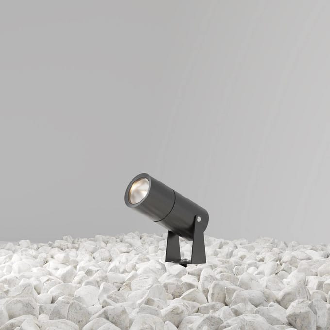 Maytoni LED prikspot Bern, grafiet, Ø5,5cm, 5W, IP65