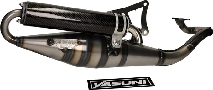 Uitlaat Yasuni Z Carbon Minarelli Horizontaal 50cc 2 Takt