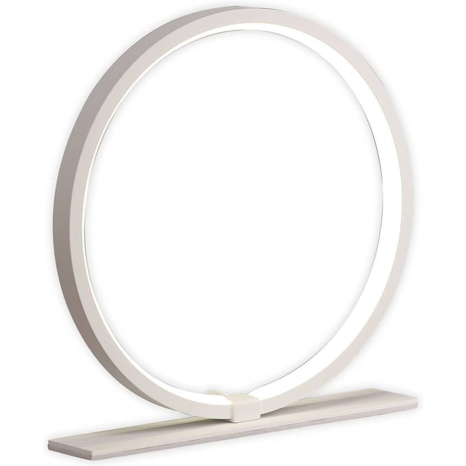 Mantra Iluminación Kitesurf LED tafellamp, aluminium, Ø 25,7 cm, wit