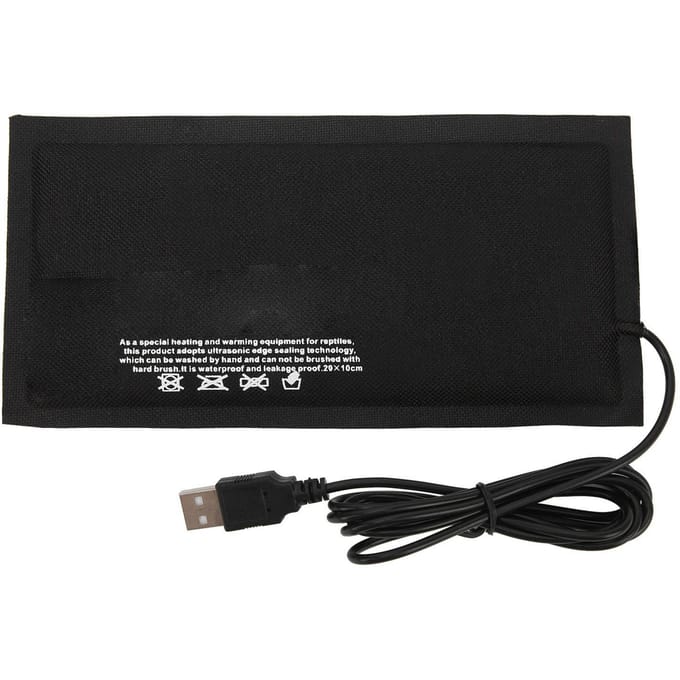Reptiel USB Warmtemat Constante Temperatuur Zonder Schakelaar Instelbare Temperatuur Verwarmingsmat voor black