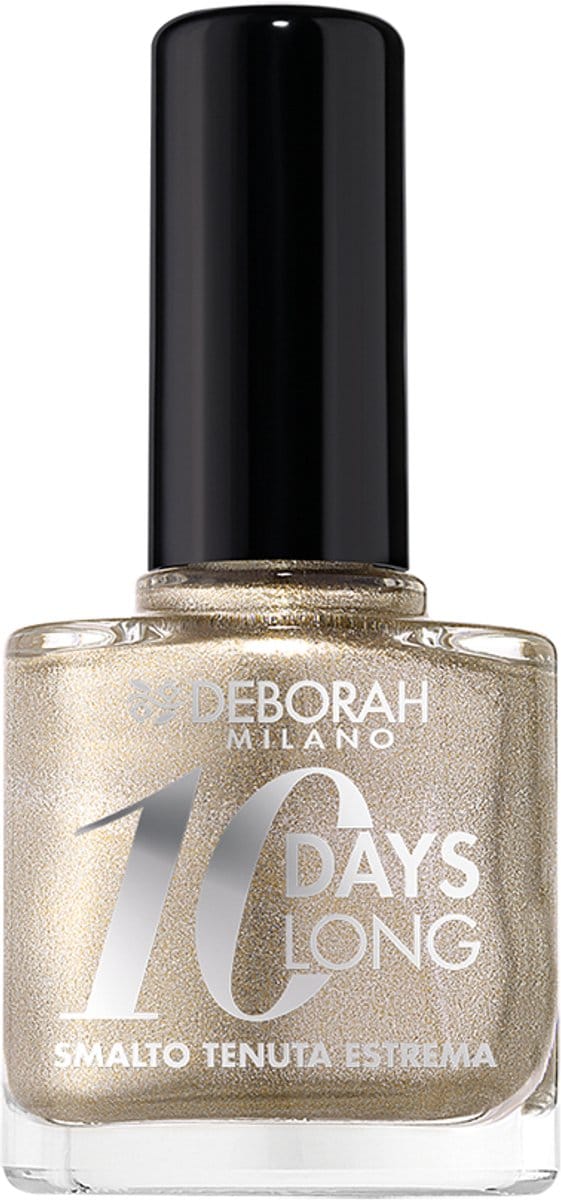 Deborah Milano 10 Days Long, 11 ml, Goud, Champagne, Kleurend, Shimmer, Fles