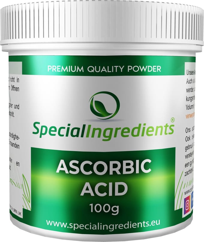 Ascorbine Zuur - 10 kg - Ascorbinezuur Poeder - Vitamine C Poeder - Hersluitbare Pot - Recycled Plastic