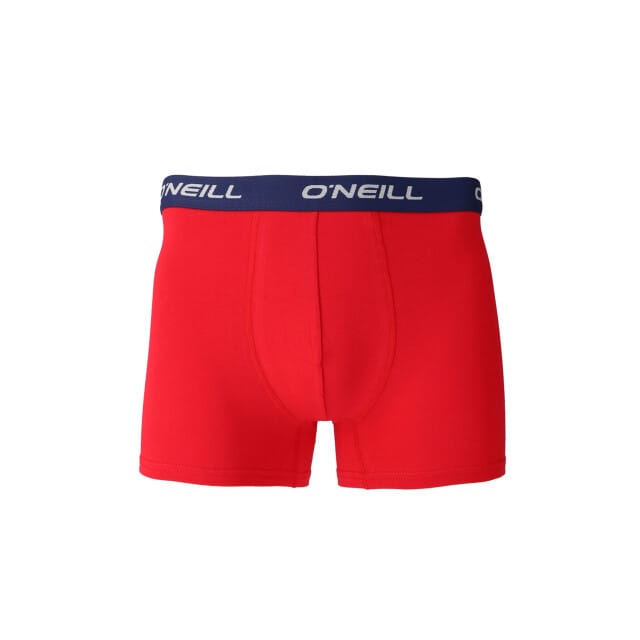 O'Neill Heren Boxershorts Trunks Effen 3-Pack Grijs/Blauw/Rood - Maat S