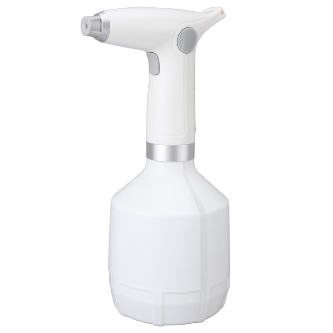 Elektrische Spuitfles 1L USB Oplaadbaar Multifunctioneel met Verstelbare Spuitmond Elektrische Plant white