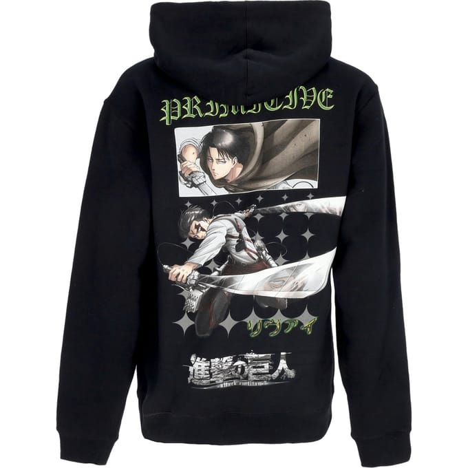 Scout-hoodie voor heren X Attack On Titan Zwart