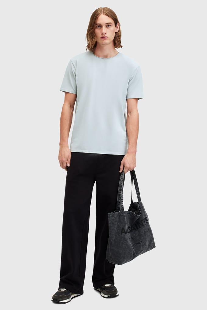 AllSaints Bodega Ss Crew Reptilia Green Größe: S | Hosen Outlet | Herren | Grün