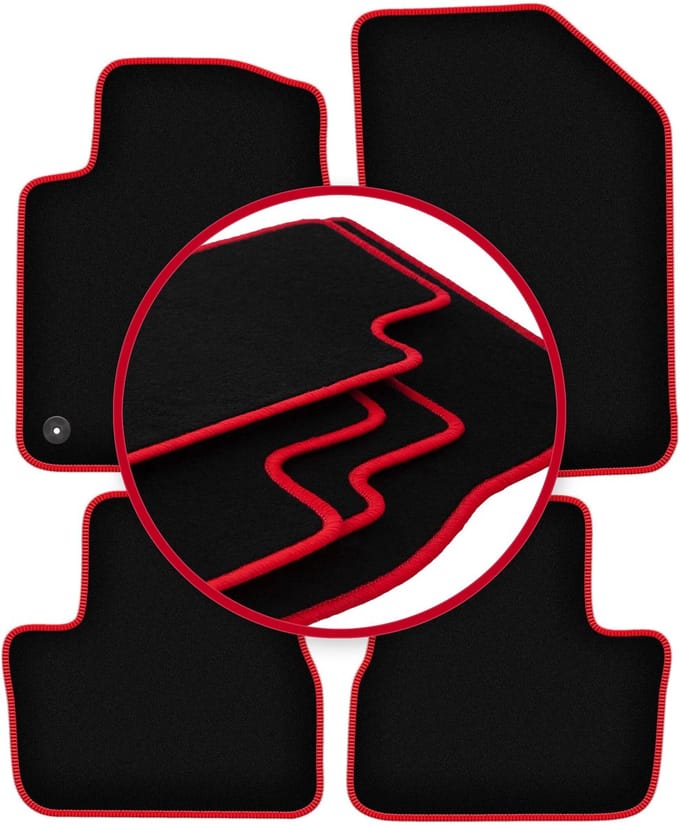 CARLUX-RED automatten voor: Peugeot 2008 I crossover (2013-2019)