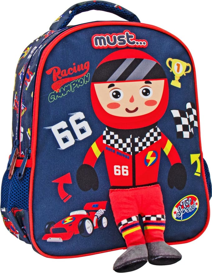 Must Rugzak, Racing Champion - 31 x 27 x 10 cm - Polyester