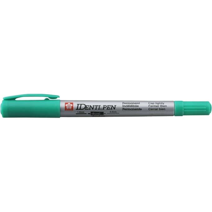 SAKURA Permanente Groene Identi-Pen Dual Tip Marker