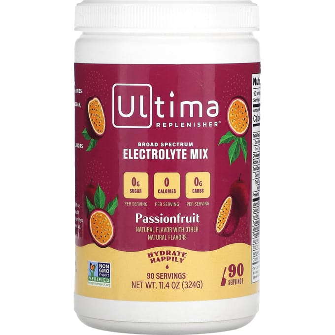 Ultima Replenisher, Elektrolytenmix, Passievrucht, 11,4 oz (324 g)