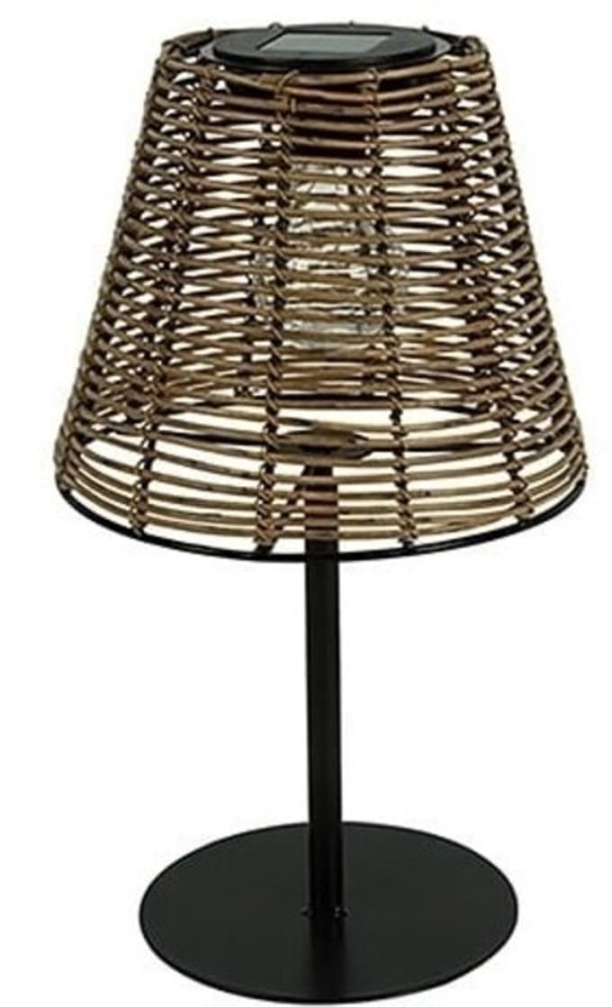 Solar Tafellamp Hira - Naturel - 33 cm