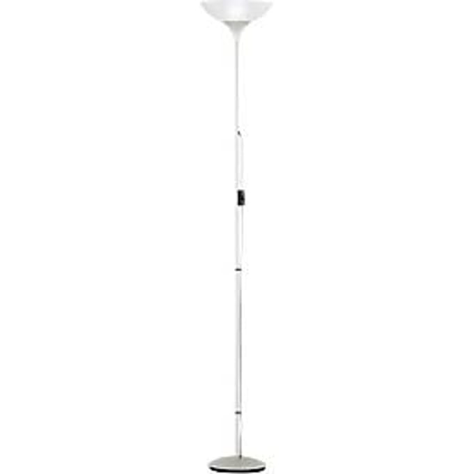 Staande LED lamp - 2800 Kelvin/810 lumens - titaniumkleurig