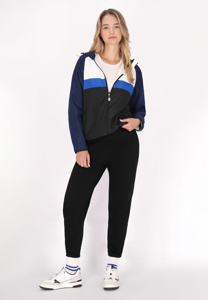 Mymo Anorak Dames marine colorblock