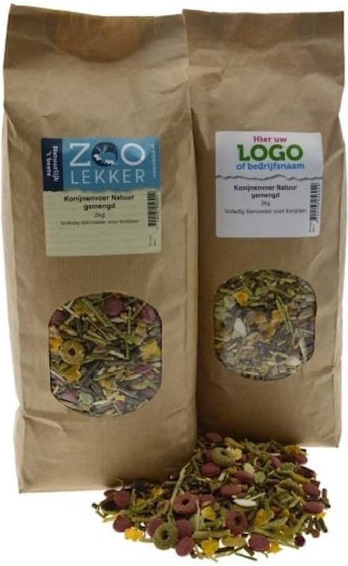 Zoolekker Konijnenvoer Natuur gemengd 2kg