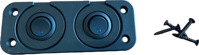 Ripca 12 V inbouwmodule met 2 schakelaars