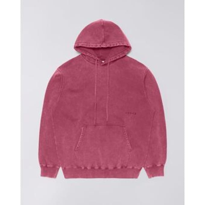 Capuchon sweaters Edwin I036579.3RN.5Z AXIOM HOODIE SWEAT-RED PLUM