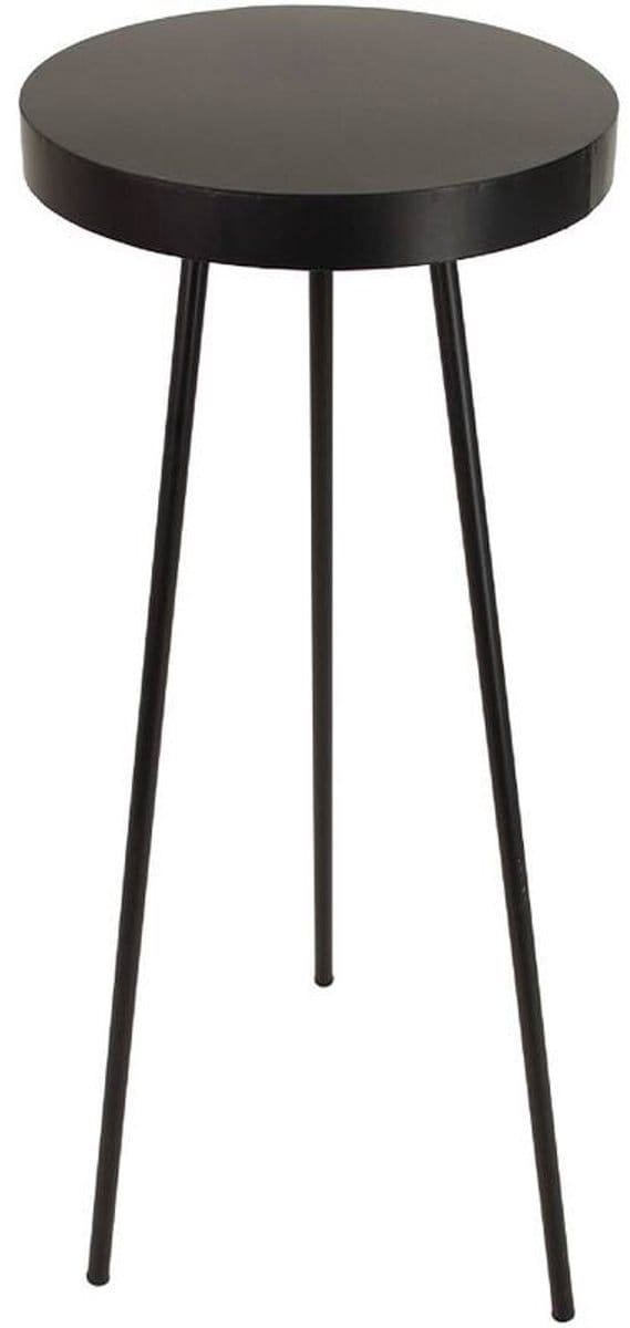 Tafel Rond - Zwart Metaal - Ø 42,5 x ↑ 88 cm