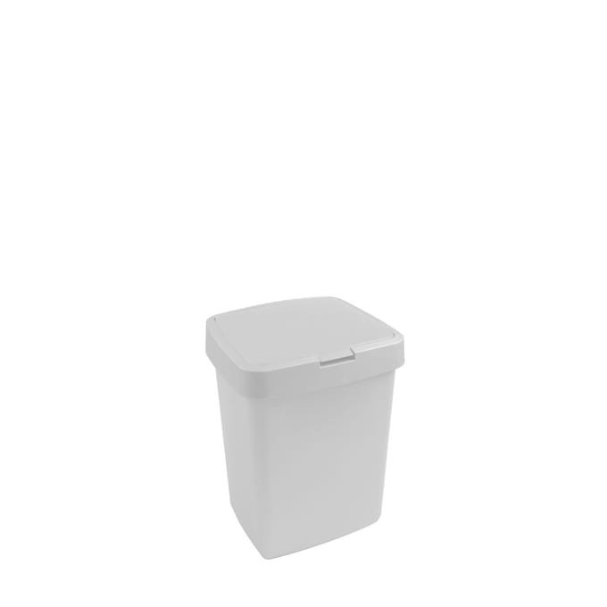 Sunware - Delta prullenbak klep 10L wit - 25,1 x 21,7 x 32,6 cm