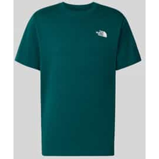 T-shirt met labelprint model 'Evolution'