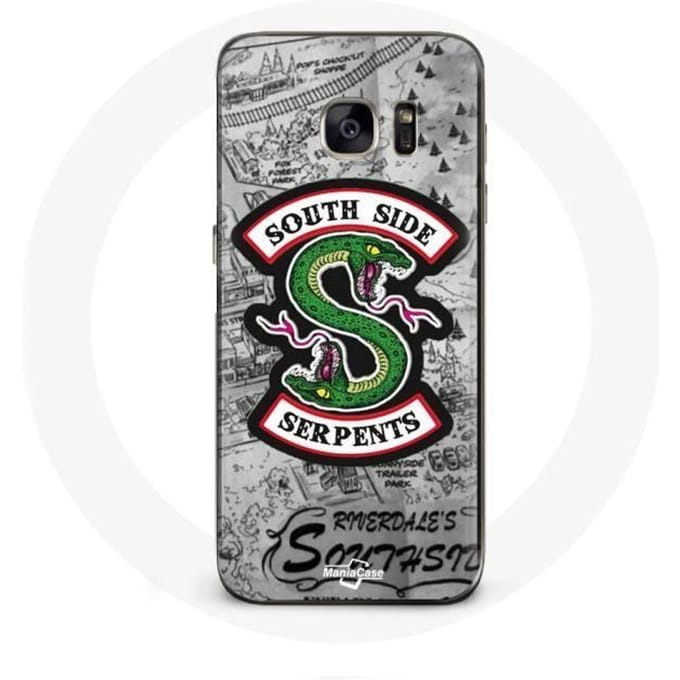 Case voor Samsung Galaxy S7 Edge Riverdale zuidzijde slangenlogo
