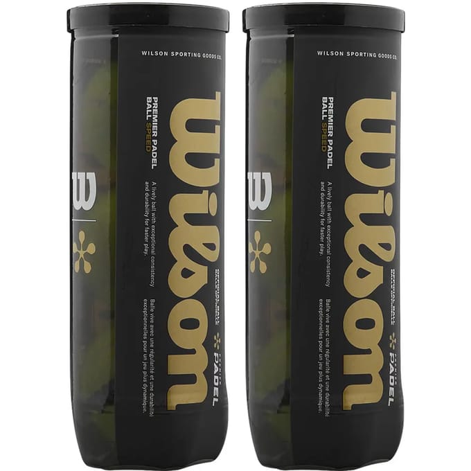 Bipack van 3 padelballen Wilson Premier Speed