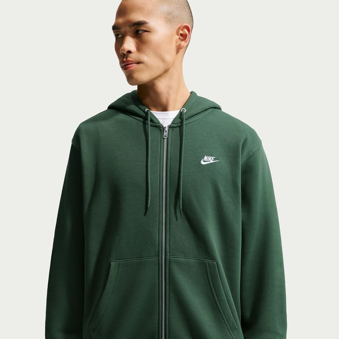 Nike Club Casual vest heren Donkergroen S