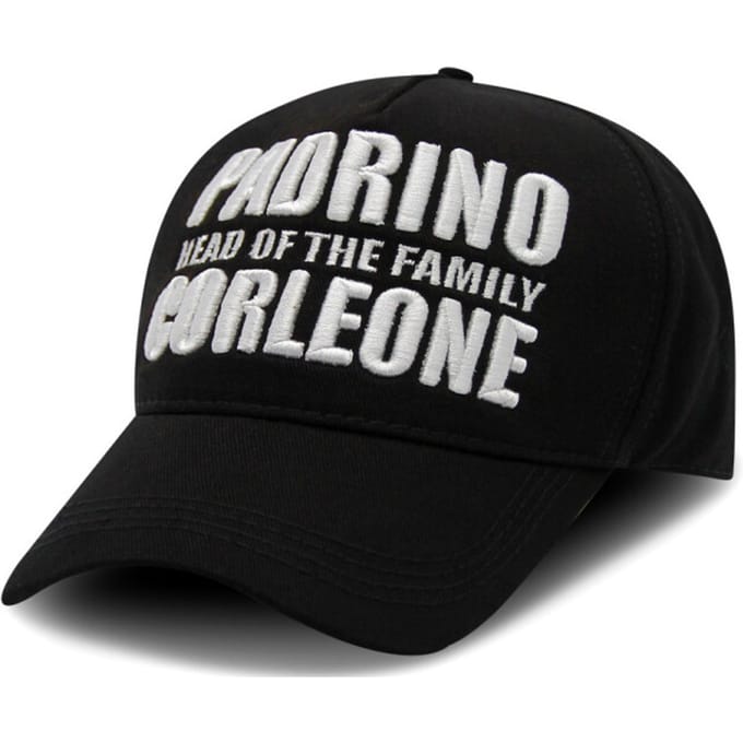 Baseball Cap Heren - Pet Heren - Padrino Corleone - Zwart