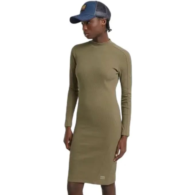 Damesjurk met lange mouwen G-Star Ergonomic Slim Rib
