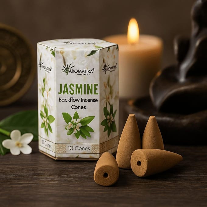 Masala Backflow Wierookpakket van 10 - Jasmijn