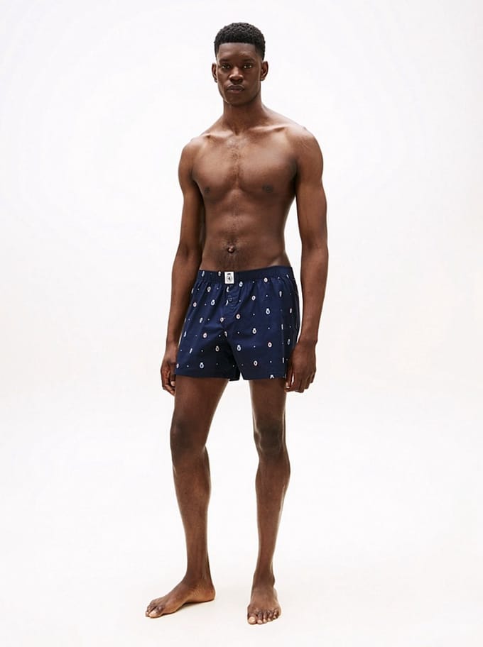 Tommy Hilfiger - Geweven Boxershort - Donkerblauw - S